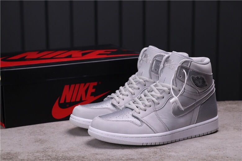 Air Jordan 1 High OG Japan Silver Shoes